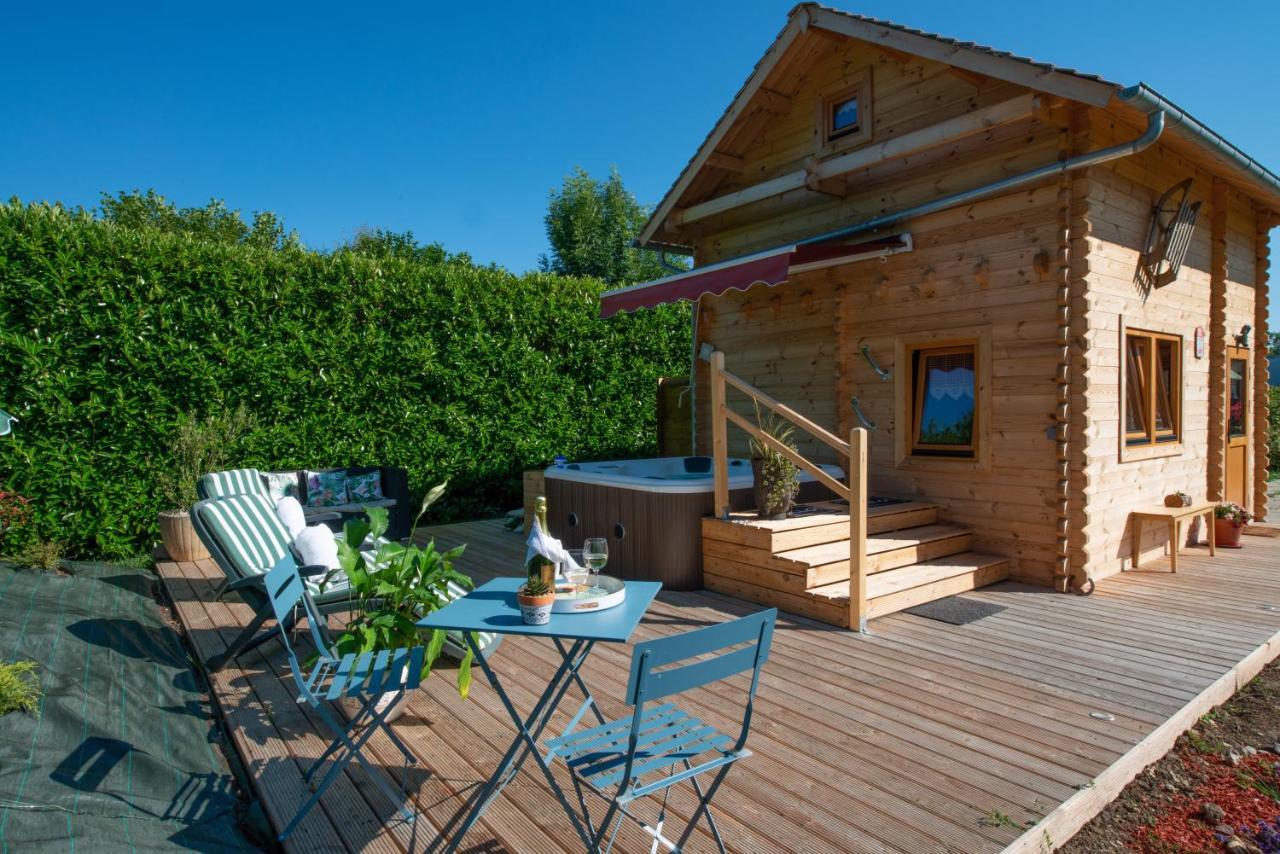 Chalet & Spa Sur La Cote Fleurie Обервил Екстериор снимка