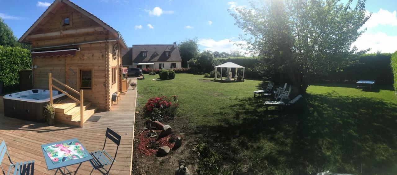 Chalet & Spa Sur La Cote Fleurie Обервил Екстериор снимка